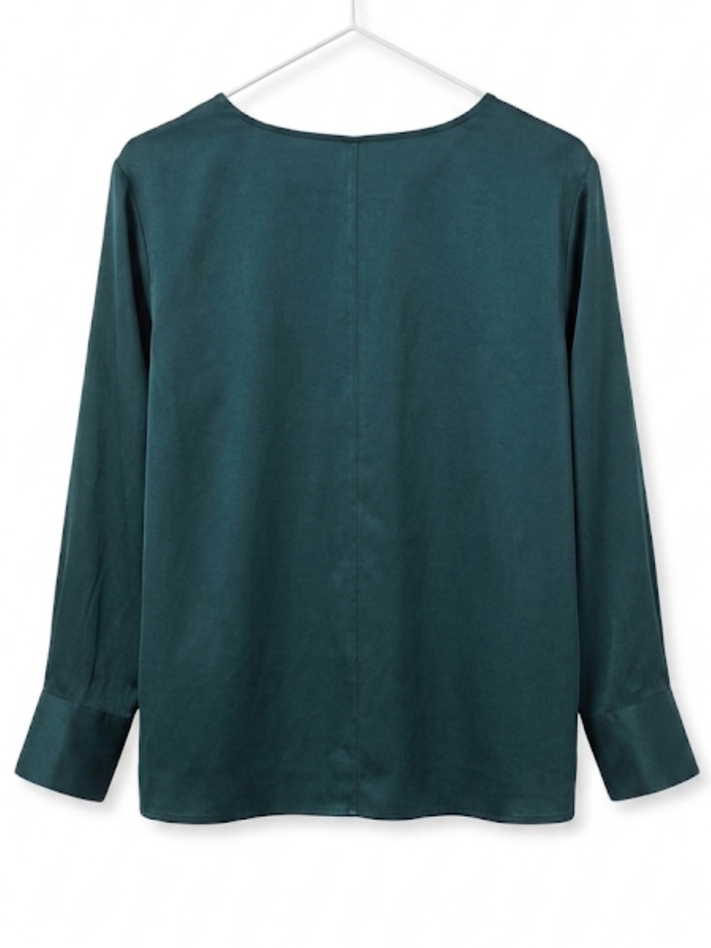 NWT J. Jill 100% Silk Long Sleeve Top Blouse LP Large Petite Work Casual - Picture 3 of 16